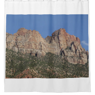 Rocky Cliffs in Zion National Park Shower Curtain