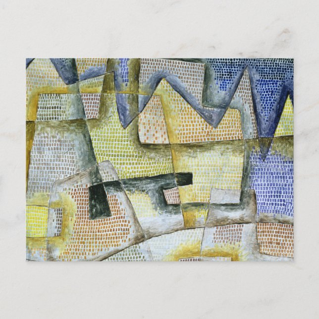 Rocky Coast, 1931 by Paul Klee Postcard (Front)