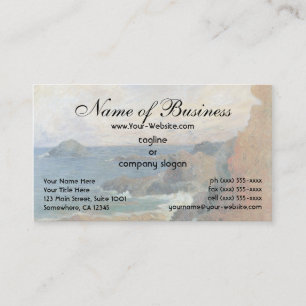 Rocky Coast by Paul Gauguin Business Card