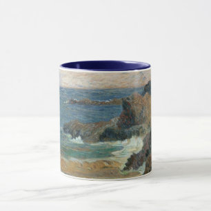 Rocky Coast by Paul Gauguin, Vintage Impressionism Mug