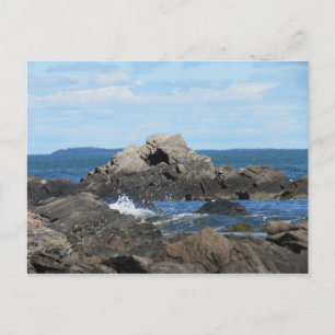 Rocky Coast, Cape Elizabeth, ME Postcard