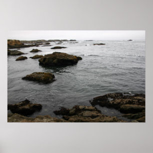 Rocky coast poster