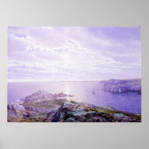 Rocky Cove by William Trost Richards Poster