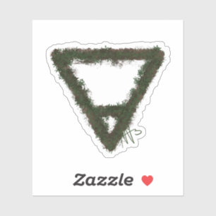 Rocky Earth Element Alchemy Symbol Custom