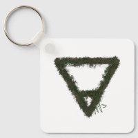 Rocky Earth Element Alchemy Symbol Metal