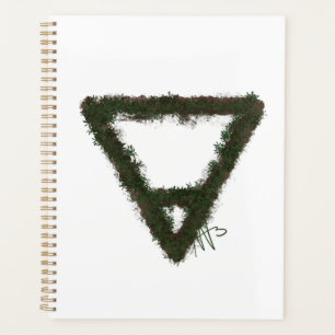 Rocky Earth Element Alchemy Symbol Planner