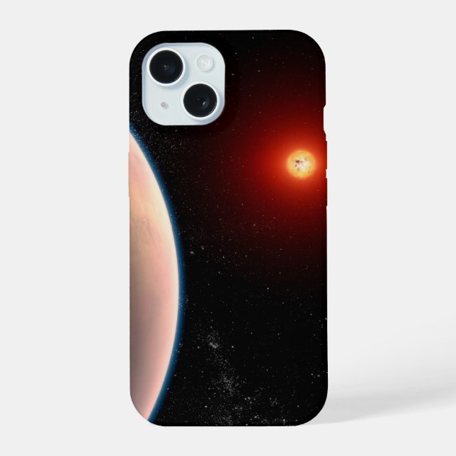 Rocky Exoplanet Gj 486 B Orbiting A Red Dwarf Star iPhone 15 Case (Back)