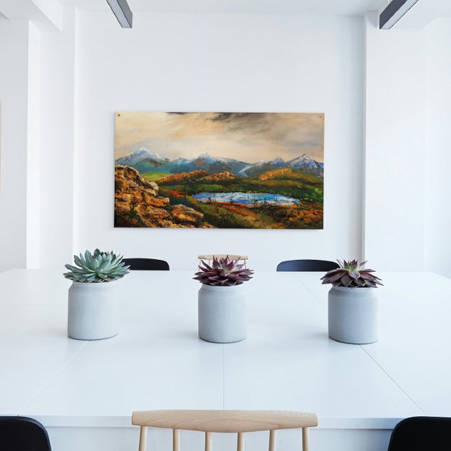 "Rocky Heights" Landscape Painting Poster (Creator Uploaded)