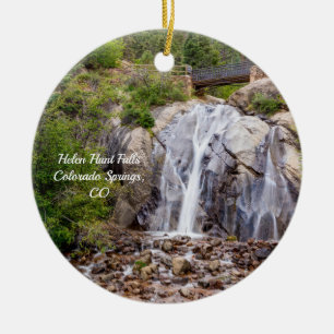 Rocky Helen Hunt Falls Circle Ornament