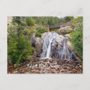 Rocky Helen Hunt Falls Get Well Soon Postcard