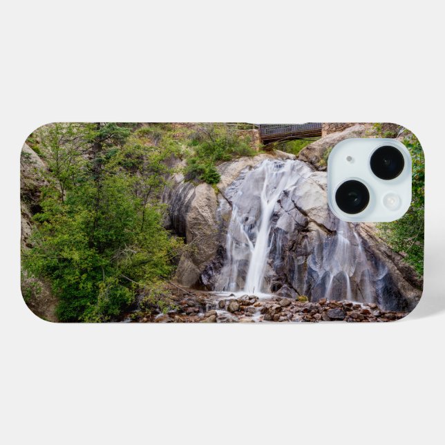 Rocky Helen Hunt Falls iPhone Case (Back (Horizontal))