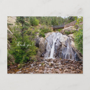 Rocky Helen Hunt Falls Thank you Postcard