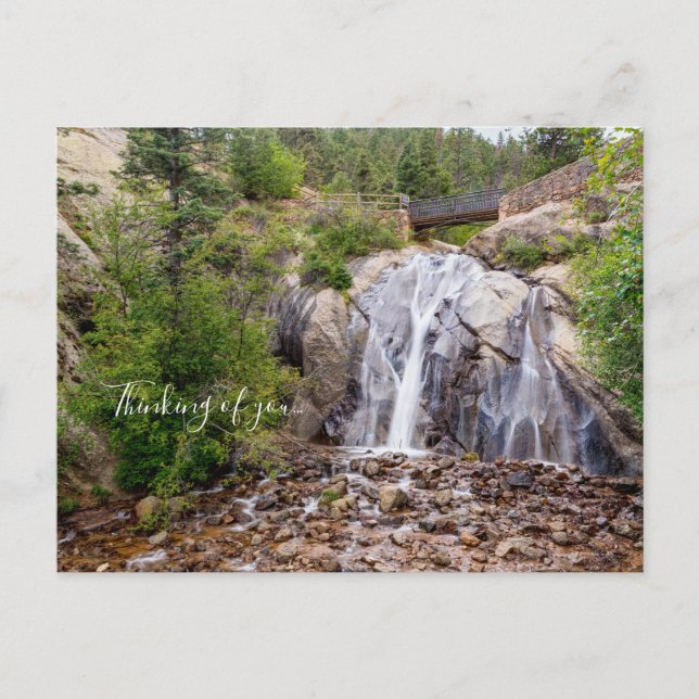 Rocky Helen Hunt Falls Thinking Of You Postcard (Front)