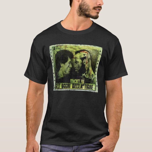 Rocky III Clubber Lang Eyes Of The Tiger T-Shirt (Front)