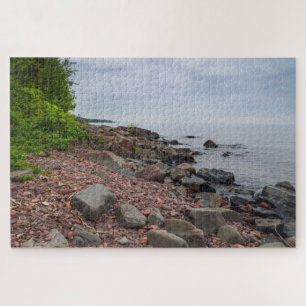 Rocky Lake Superior Shoreline  Jigsaw Puzzle