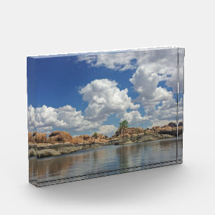 Rocky Landscape Photo Watson Lake Prescott Arizona Block