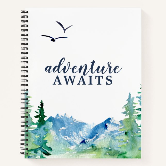 Rocky Mountain Adventure Awaits Travel Journal (Front)