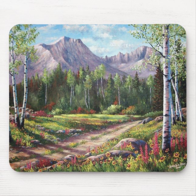 ROCKY MOUNTAIN BACKROAD MOUSE MAT (Front)
