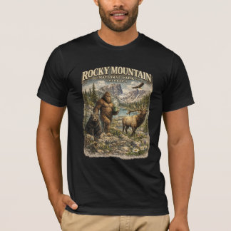 Rocky Mountain Bigfoot Wilderness Escape T-Shirt