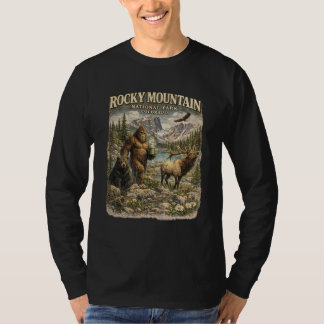 Rocky Mountain Bigfoot Wilderness Escape T-Shirt