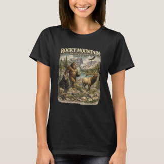 Rocky Mountain Bigfoot Wilderness Escape T-Shirt
