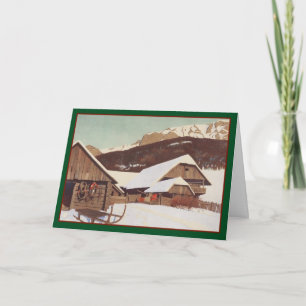 Rocky Mountain Christmas - Vintage Card