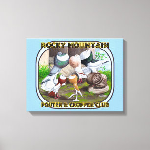 Rocky Mountain Club Logo Canvas Print