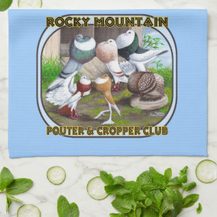 Rocky Mountain Club Logo Tea Towel
