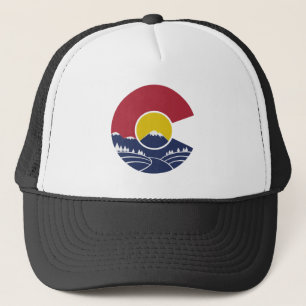 Rocky Mountain Colorado C Trucker Hat