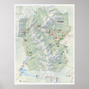 Rocky Mountain (Colorado) map poster