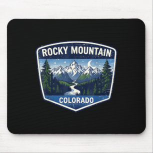 Rocky mountain colorado nature hiking adventure mouse mat