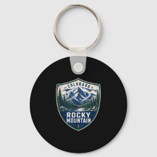 Rocky mountain colorado outdoor adventure hiking key ring