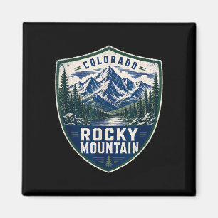 Rocky mountain colorado outdoor adventure hiking magnet