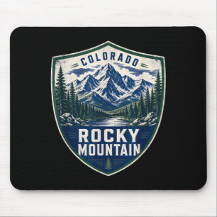 Rocky mountain colorado outdoor adventure hiking mouse mat
