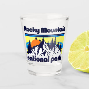 Rocky Mountain,Colorado Shot Glass