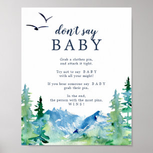Rocky Mountain Don't Say Baby Game Sign