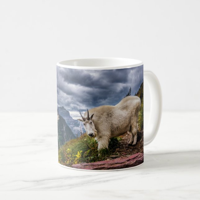 Rocky Mountain Goat Coffee Mug (Front Right)