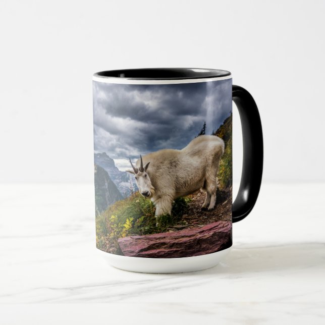 Rocky Mountain Goat Mug (Front Right)