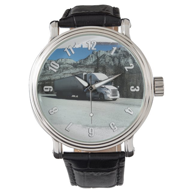 Rocky Mountain Haulier - Freight Truck Driver  Watch (Front)