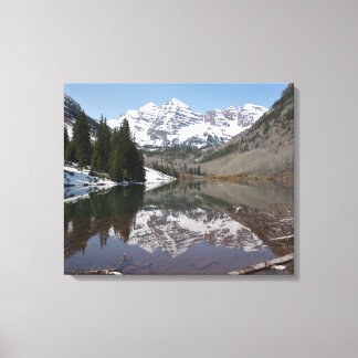 Rocky Mountain High Colorado Maroon Bells Canvas P Print