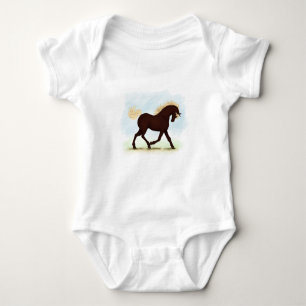 Rocky Mountain Horse Equestrian Baby Bodysuit