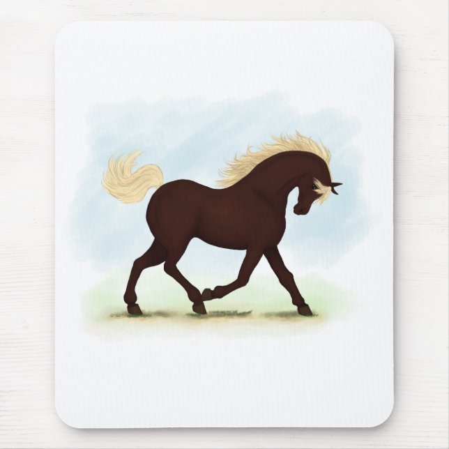 Rocky Mountain Horse Equestrian Mouse Mat (Front)