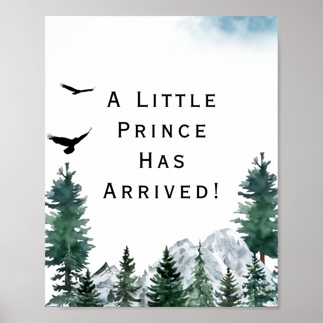 Rocky Mountain It’s a Boy Shower Sign (Front)
