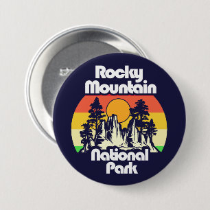 Rocky Mountain National Park 7.5 Cm Round Badge