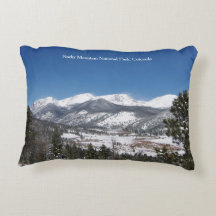 Rocky Mountain National Park accent pillow