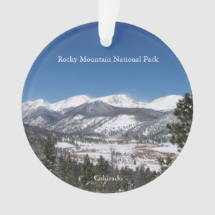 Rocky Mountain National Park acrylic ornament