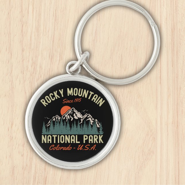 Rocky Mountain National Park Beaituful Landscape Key Ring (Creator Uploaded)