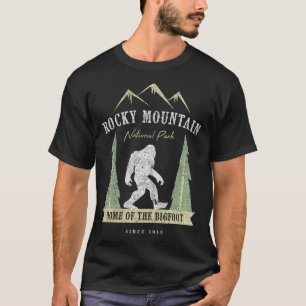 Rocky Mountain National Park Bigfoot Colorado Gift T-Shirt