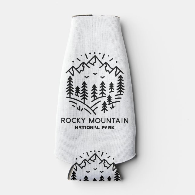 Rocky Mountain National Park  Bottle Cooler (Front)