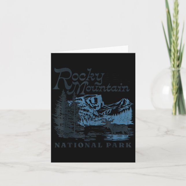 Rocky Mountain National Park Card (Front)